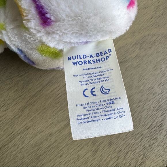 Build-A-Bear "Kelly Anne" Rainbow‎ Hearts Bear - Picture 3 of 5